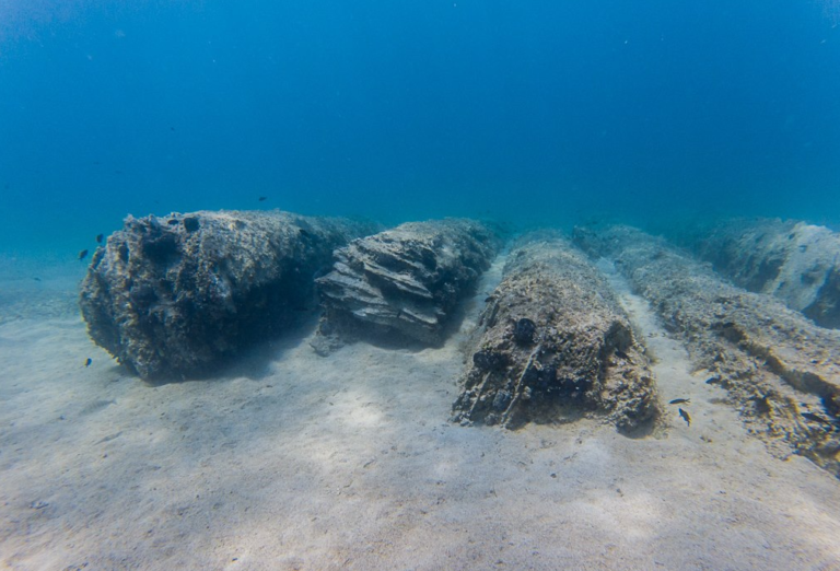 colonne romane porto cesareo diving