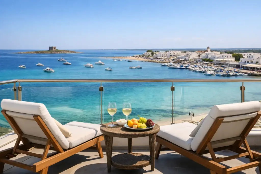 Camere con balcone panoramico a Porto Cesareo